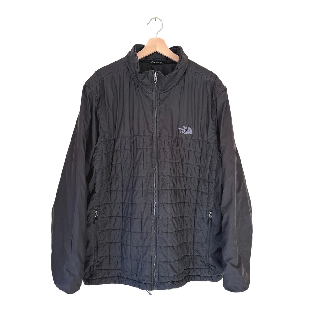 The North Face Mens Black Quilted Full Zip Insulated Jacket XXL